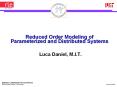 Reduced%20Order%20Modeling%20of%20Parameterized%20and%20Distributed%20Systems PowerPoint PPT Presentation