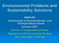 Environmental Problems and Sustainability Solutions PowerPoint PPT Presentation
