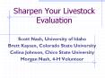 Sharpen Your Livestock Evaluation PowerPoint PPT Presentation