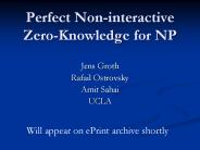 Perfect Non-interactive Zero-Knowledge for NP