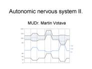 Autonomic nervous system II.