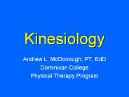 Kinesiology