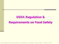 USDA Regulation PowerPoint PPT Presentation