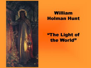 William Holman Hunt