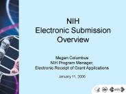 Electronic Submission Overview 01-11-06