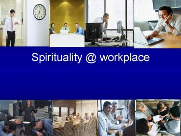 Spirituality workplace