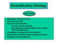 Diversification%20Strategy PowerPoint PPT Presentation