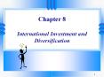 Chapter 8 International Investment and Diversification PowerPoint PPT Presentation