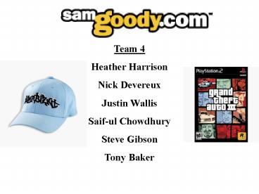 Sam GoodiesSpring 2002