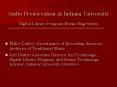 Audio Preservation at Indiana University Digital Library Program Brown Bag Series PowerPoint PPT Presentation