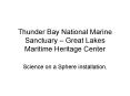 Thunder Bay National Marine Sanctuary  PowerPoint PPT Presentation