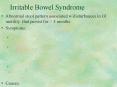 Irritable Bowel Syndrome PowerPoint PPT Presentation