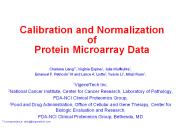 Calibration%20and%20Normalization%20of%20Protein%20Microarray%20Data