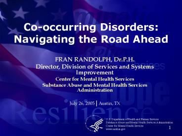 Cooccurring Disorders: Navigating the Road Ahead