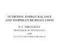 NUTRITION,%20ENERGY%20BALANCE%20AND%20TEMPERATURE%20REGULATION PowerPoint PPT Presentation