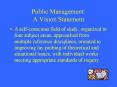 Public Management: A Vision Statement PowerPoint PPT Presentation