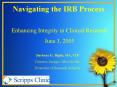 Navigating the IRB Process PowerPoint PPT Presentation