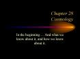 Chapter 28 Cosmology PowerPoint PPT Presentation