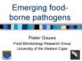 Emerging foodborne pathogens PowerPoint PPT Presentation