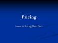 Pricing PowerPoint PPT Presentation
