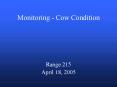 Monitoring Cow Condition PowerPoint PPT Presentation