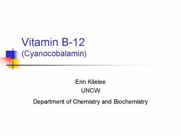 Vitamin B12 Cyanocobalamin