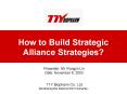 How to Build Strategic Alliance Strategies PowerPoint PPT Presentation