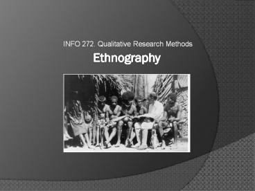 Ethnography
