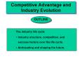 Competitive Advantage and Industry Evolution PowerPoint PPT Presentation
