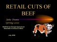 RETAIL CUTS OF BEEF PowerPoint PPT Presentation