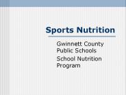 Sports Nutrition