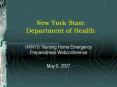 New York State Department of Health PowerPoint PPT Presentation