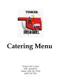 Catering Menu PowerPoint PPT Presentation