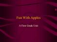 Fun With Apples PowerPoint PPT Presentation
