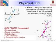 Physics at LHC