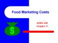 Food Marketing Costs PowerPoint PPT Presentation
