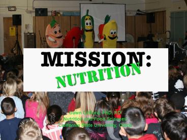 Dawn Clifford, PhD, RD