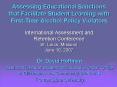 Assessing Educational Sanctions that Facilitate Student Learning with First-Time Alcohol Policy Violators  International Assessment and Retention Conference St. Louis, Missouri June 10, 2007 PowerPoint PPT Presentation