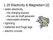 L 25 Electricity