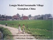 Longju Model Sustainable Village