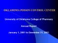 OKLAHOMA POISON CONTROL CENTER PowerPoint PPT Presentation