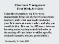 First Week Management Activities PowerPoint PPT Presentation