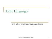 Little Languages