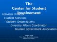 Student Activities PowerPoint PPT Presentation