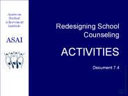 Redesigning School Counseling