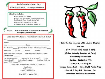 Join the Los Angeles UNM Alumni Chapter