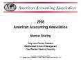 American Accounting Association PowerPoint PPT Presentation