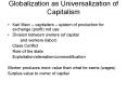 Globalization as Universalization of Capitalism PowerPoint PPT Presentation