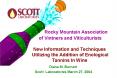 Rocky Mountain Association of Vintners and Viticulturists New Information and Techniques Utilizing t PowerPoint PPT Presentation