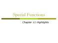 Special Functions PowerPoint PPT Presentation
